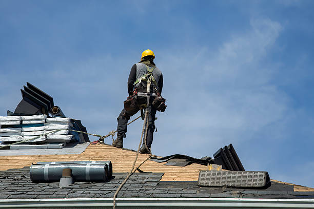 Professional Roof Repair technician working in Spencerport, NY